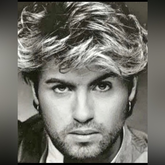 GEORGE MICHAEL Iconic B&W 8X10 Framed Photo - Picture 1 of 6